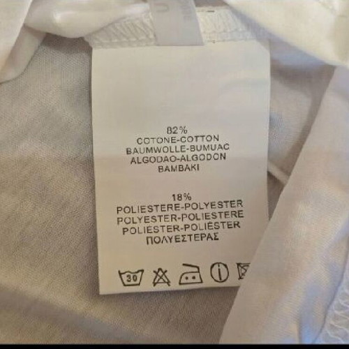 Women's summer blouse size Medium, 82% cotton, new, white
