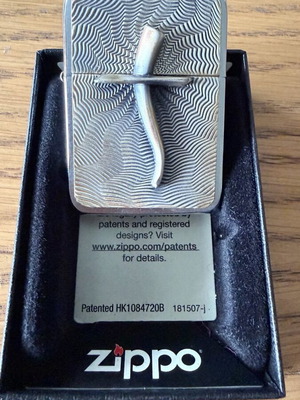 Zippo lighter with cross symbol like new