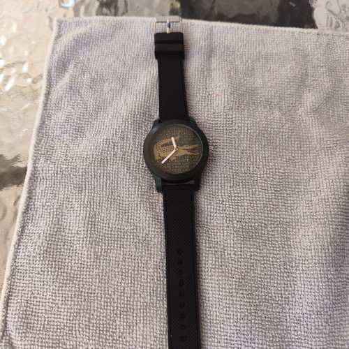 Lacoste Unisex Watch like new, black and gold