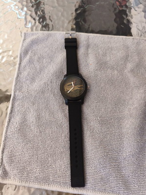 Ρολόι Lacoste unisex σαν καινούργιο, μαύρο και χρυσαφί