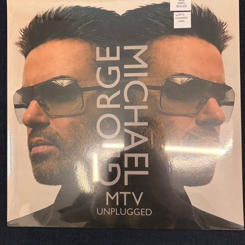 George Michael MTV Unplugged vinyl new, white color, pop