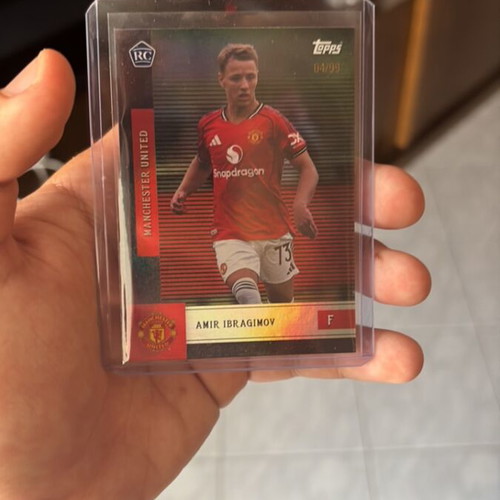 Amir Ibragimov Topps Numbered Card 04/99 RC like new, Manchester United