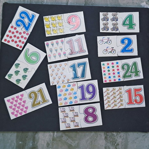 Educational game Mathaino na Metro used, 42 cards