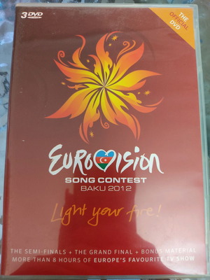 Eurovision Baku 2012 3 DVD σαν καινούργιο