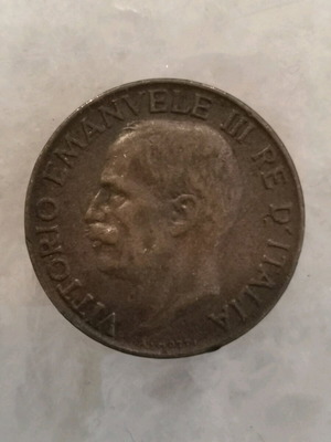 Νόμισμα Ιταλίας 5 Σεντέσιμι 1933, Βασιλιάς Βιττόριο Εμανουέλ Γ'