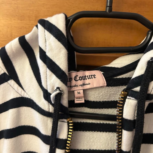 Juicy Couture cardigan new, medium size, cotton, black and white