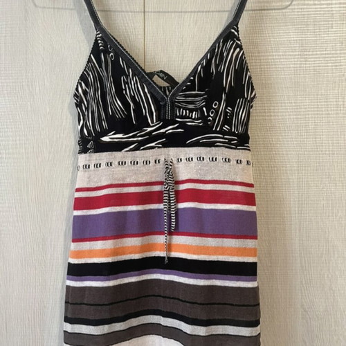 Marccain summer top with adjustable straps like new, multicolor