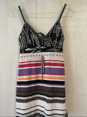 Marccain summer top with adjustable straps like new, multicolor