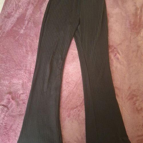 Shein leggings used, black, elastic fabric