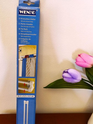Wenko Tie Rack New With Anti-Slip Protection