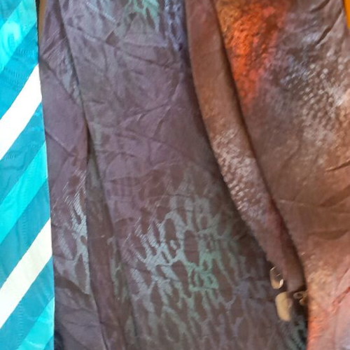 Silk iridescent ties like new, pack of 3
