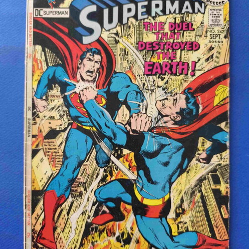 Superman 242 comic book used, English
