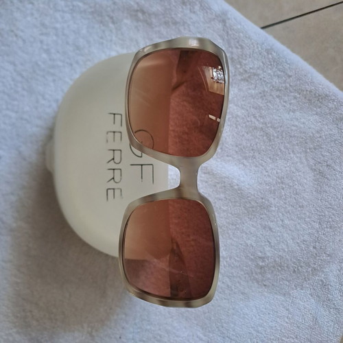 Gianfranco Ferre vintage glasses like new, colorful with original case