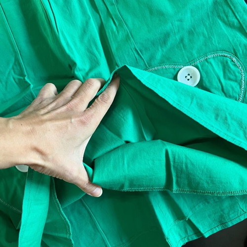 Handmade dress used, green, size S