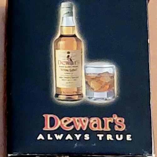 Vintage set of 4 playing cards used, 90s alcohol brands