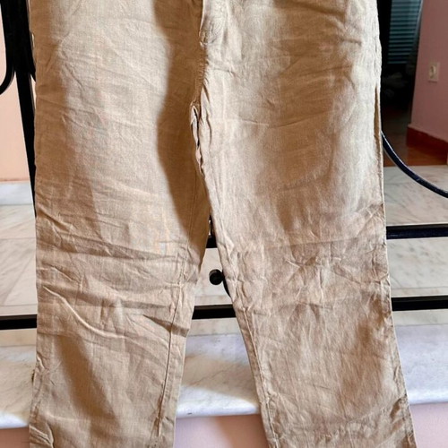 Massimo Dutti linen pants medium beige like new