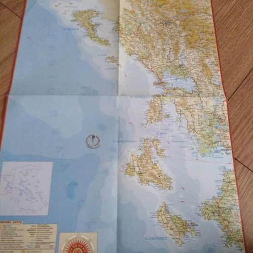Maps used, pack of 13 from all over Greece