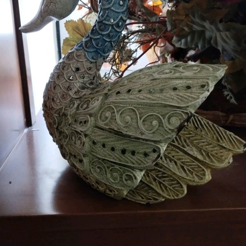 Decorative duck used, made of wood