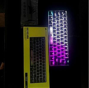 Corsair gaming keyboard K65 RGB mini