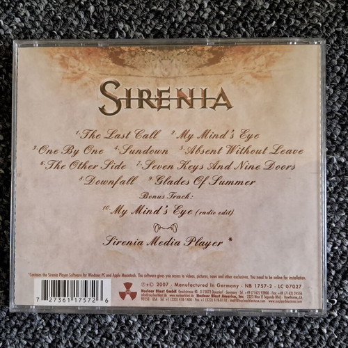 Sirenia Nine Destinies and a Downfall CD like new, metal