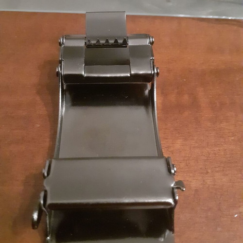 Modern metal buckle new, gray silver adjustable