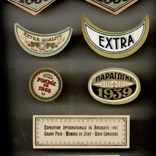 Drink labels used, pack of 8 old
