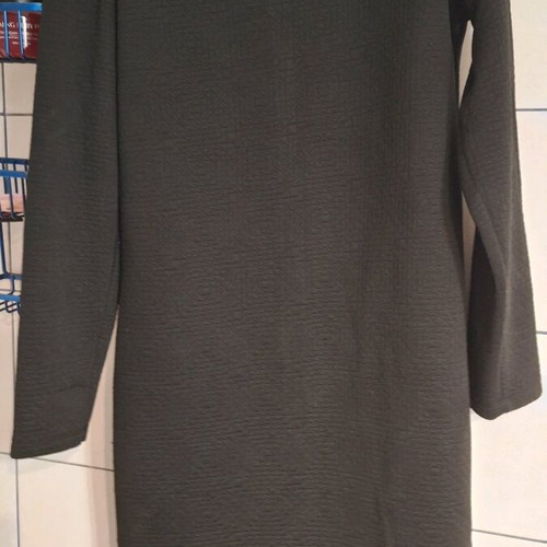 Dress used black with shoulder pads