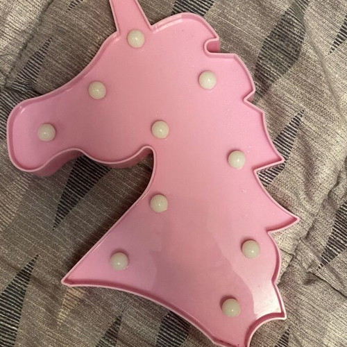 Unicorn kids lamp like new
