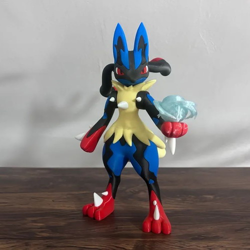 Mega Lucario Pokemon figure, 27.5 cm height