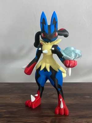 Mega Lucario Pokemon figure, 27.5 cm height