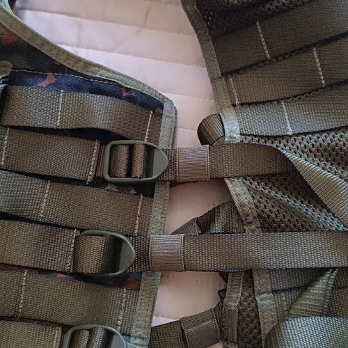 Tasmanian Tiger Tactical Molle Battle Vest Flecktarn Slightly Used