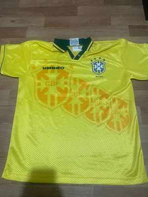 Umbro WC 1994 Brazil 1994/1995 football jersey used