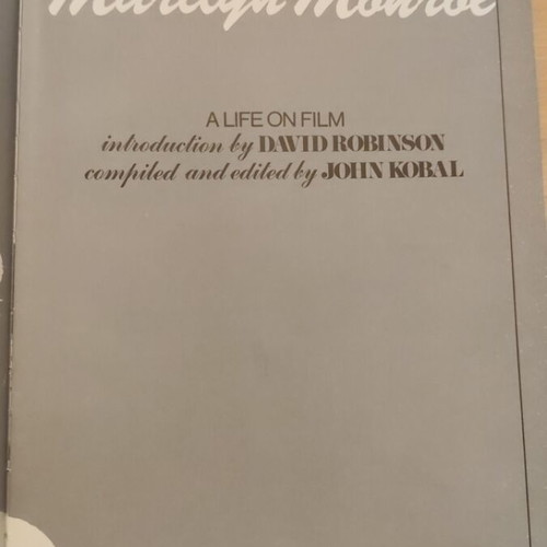 Marilyn Monroe 1974 book used, English