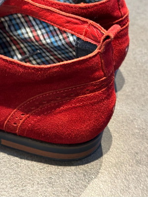 Tommy Hilfiger red ankle boots like new, size 42