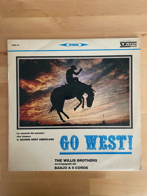Go West! The Willis Brothers LP used