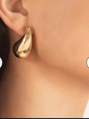 Drop earrings new, gold tone