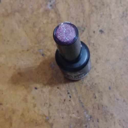 Lalloo semi-permanent nail polish used, 15ml pink glitter