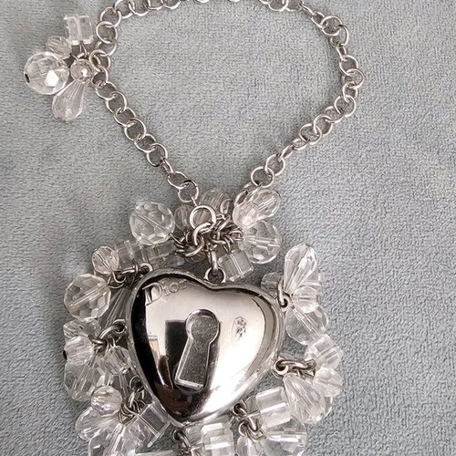 Christian Dior Pretty Charms heart necklace like new