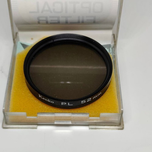 Kenko PL 52mm Linear Polarizer Filter like new with box and instructions