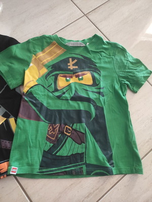 Lego Ninjago T-shirts, pack of 2, black and green