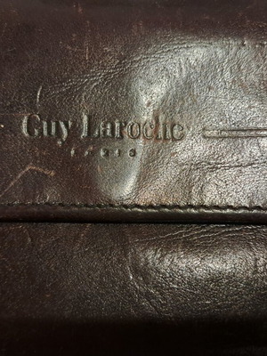Ανδρικό πορτοφόλι Guy Laroche μεταχειρισμένο, καφέ