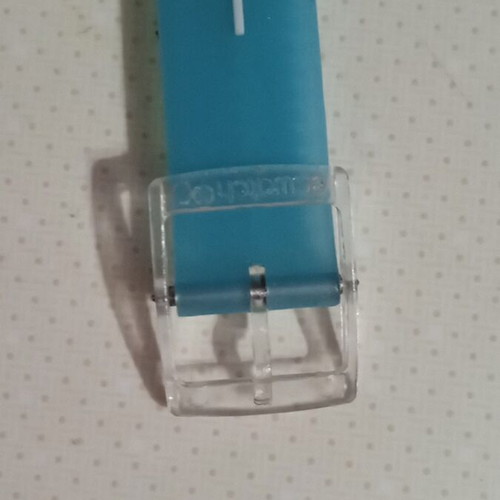 Swatch Bloop Bloop 1990 wristwatch like new, turquoise