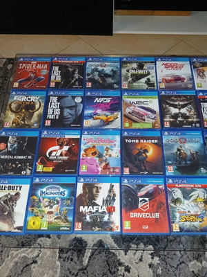 Παιχνίδια PlayStation 4 σαν καινούργια, πακέτο 20+