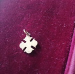 Gold cross 14K new