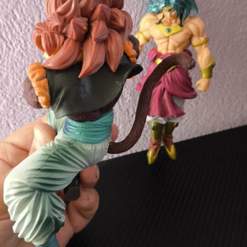 Dragon Ball Figures Gogeta SSJ4 and Broly set like new, 20cm