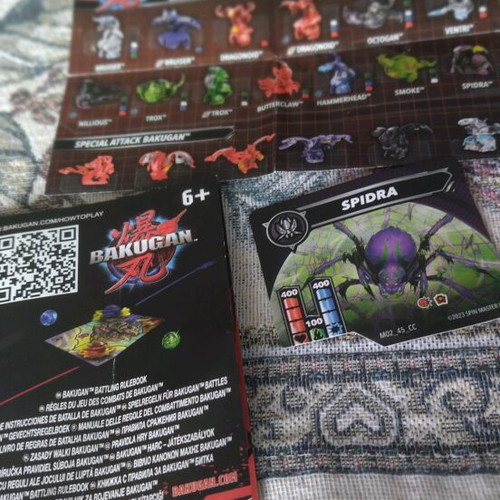 Spin Master Bakugan Spidra Training Set new
