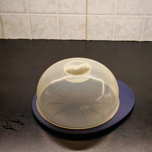 Tupperware vintage cheese container like new with protective lid