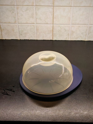 Tupperware vintage cheese container like new with protective lid