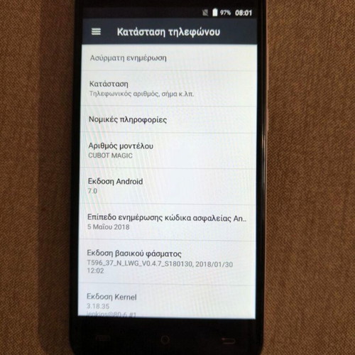 Cubot Magic 4G 3GB/16GB Dual Sim used black smartphone