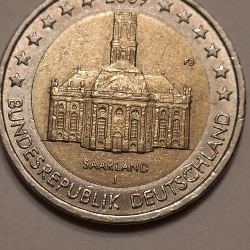 German commemorative coins like new, set of 4, 2 euro